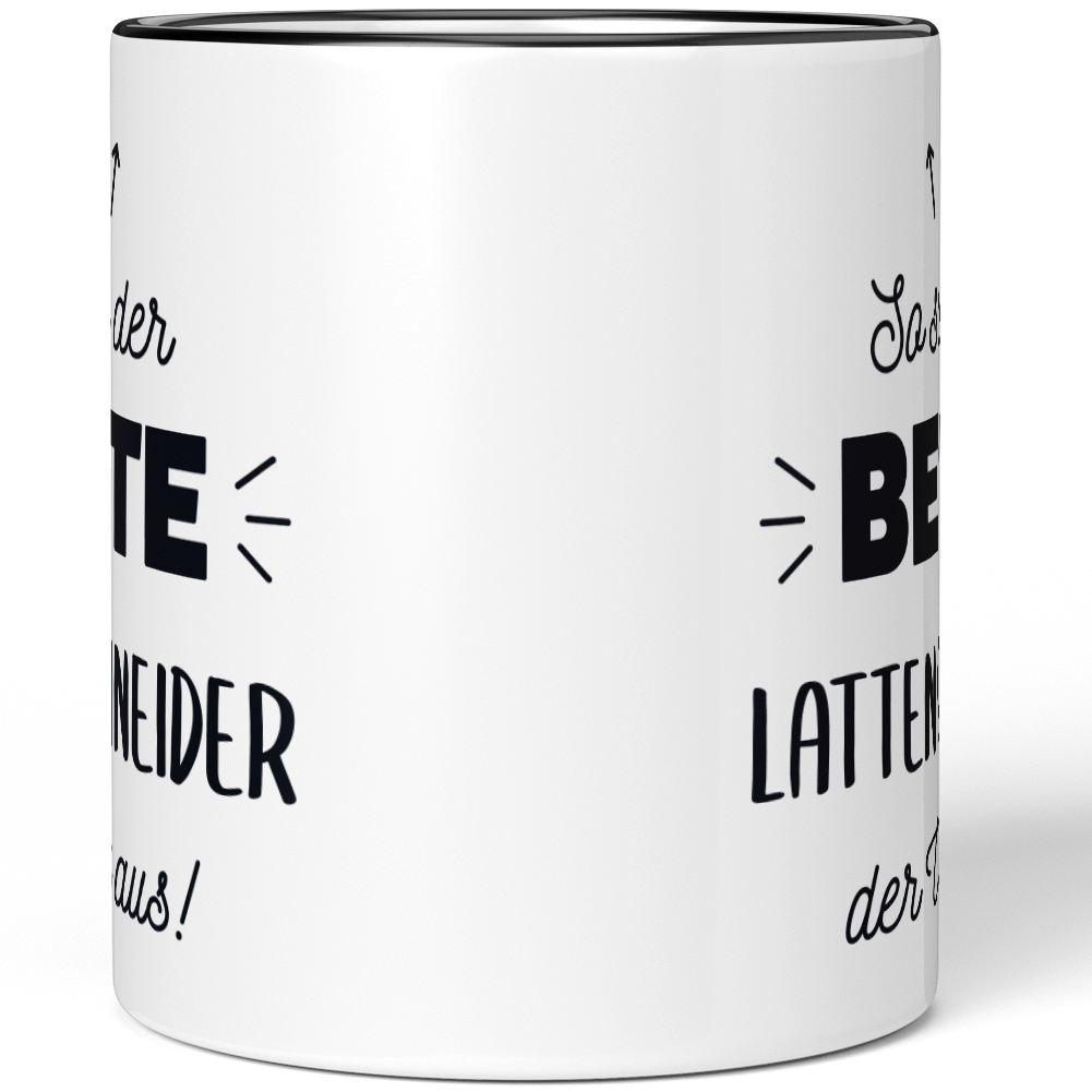 Tasse Imprimée Des Deux Côtés Avec Inscription « So Sieht Der