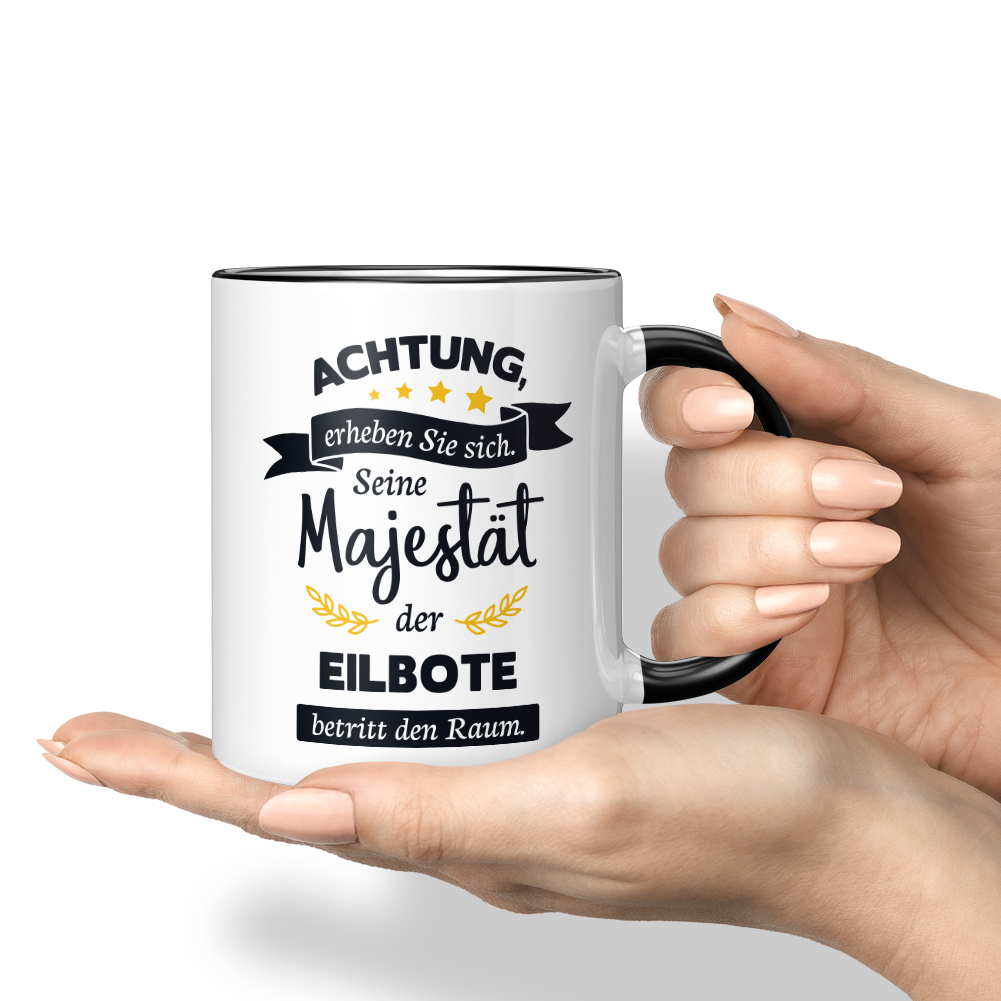 Achtung, erheben Sie sich Seine Majestät der Eilbote betritt Raum 10005963883