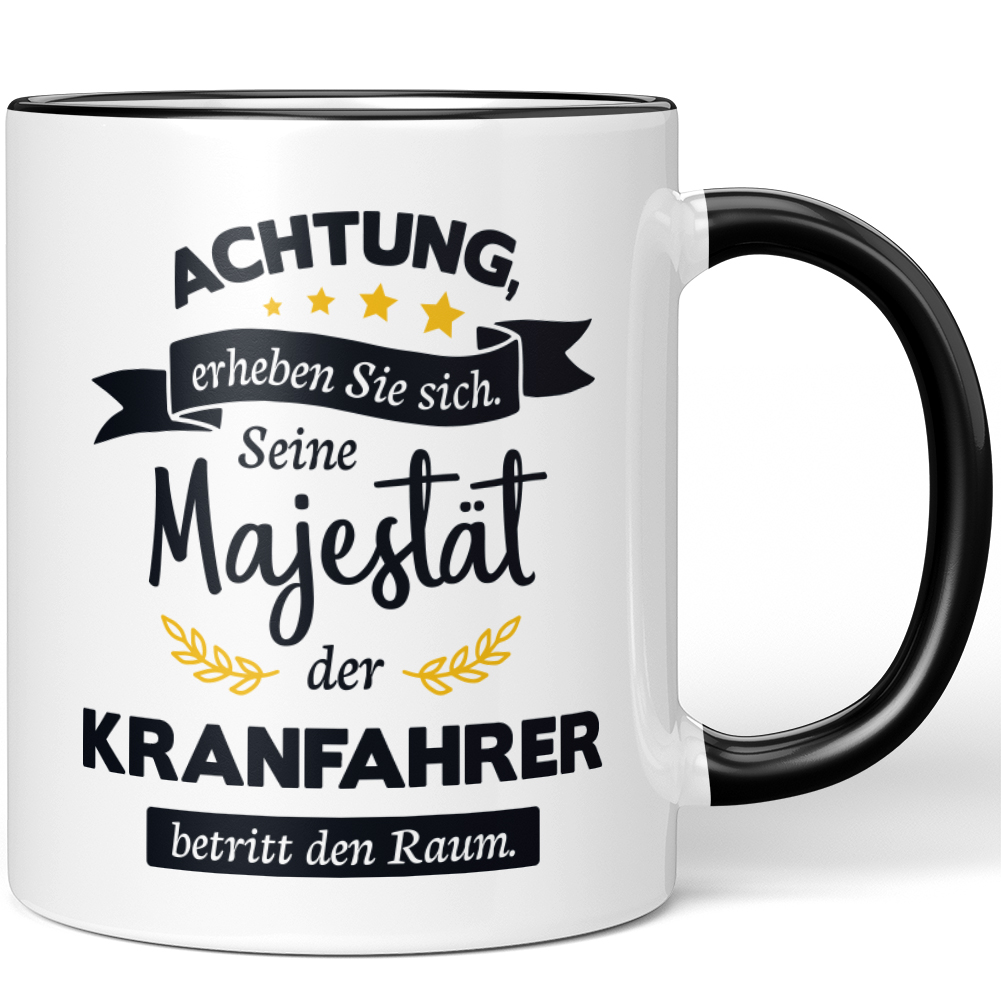 Achtung erheben Sie sich! Seine Majestät der Kranfahrer betritt Raum 10005974851 - Bild 1 von 8