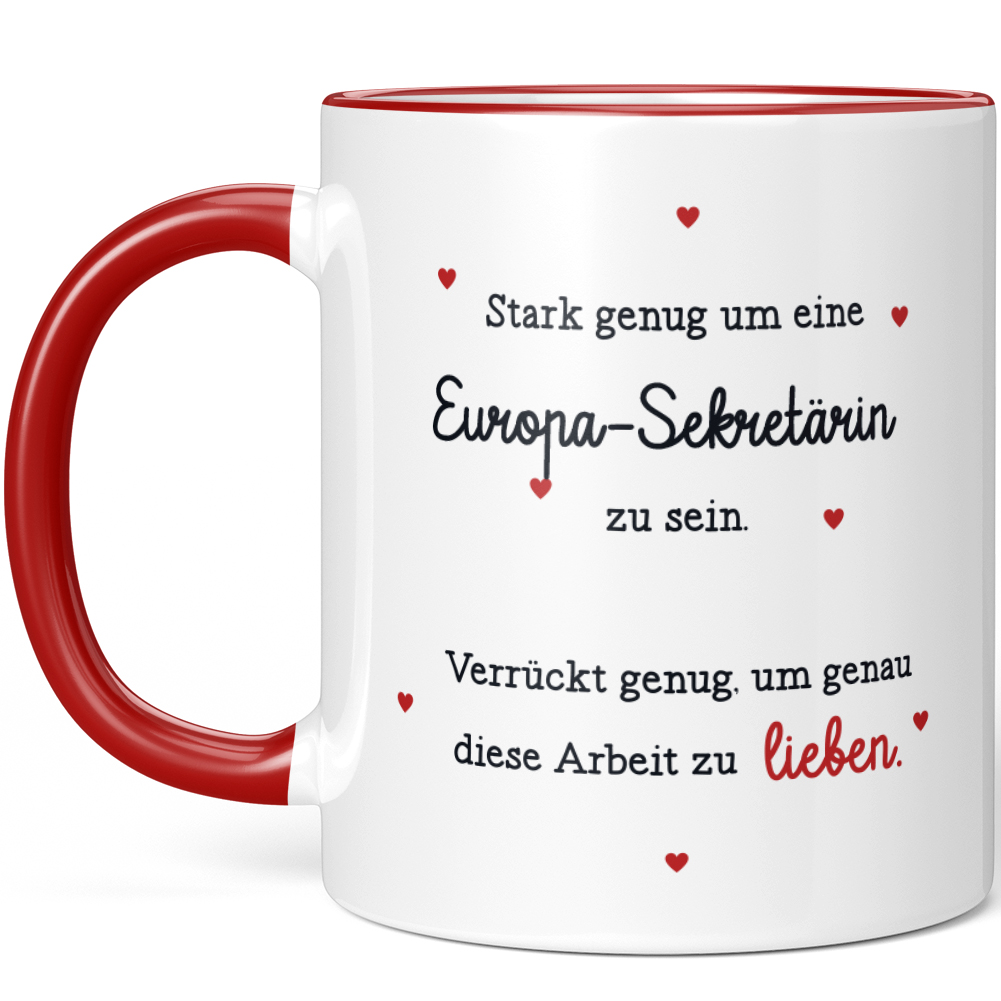 Stark genug um Europa-Sekretärin zu sein. Verrückt, Arbeit zu lieben 10006117789 - Bild 6 von 8