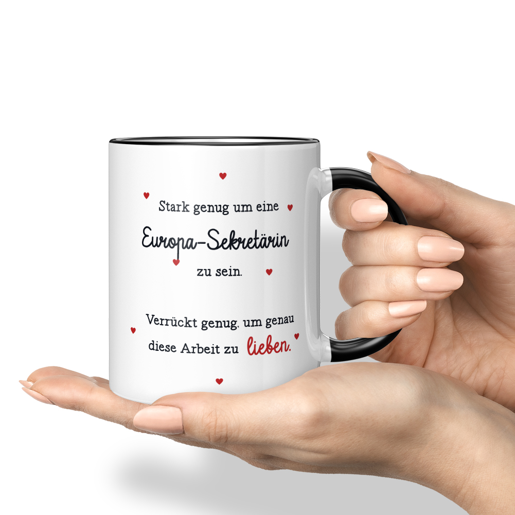 Stark genug um Europa-Sekretärin zu sein. Verrückt, Arbeit zu lieben 10006117789 - Bild 4 von 8