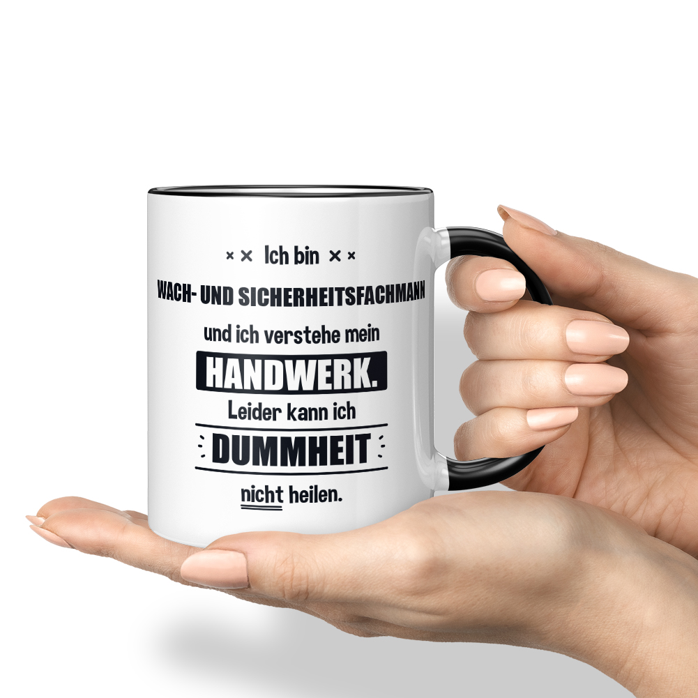 Ich bin Wach- und Sicherheitsfachmann Leider kann ich Dummheit nicht 10006259713 - Bild 4 von 8