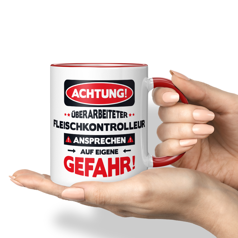 Achtung! Überarbeiteter Fleischkontrolleur. Ansprechen eigene Gefahr 10006754938 - Afbeelding 8 van 8