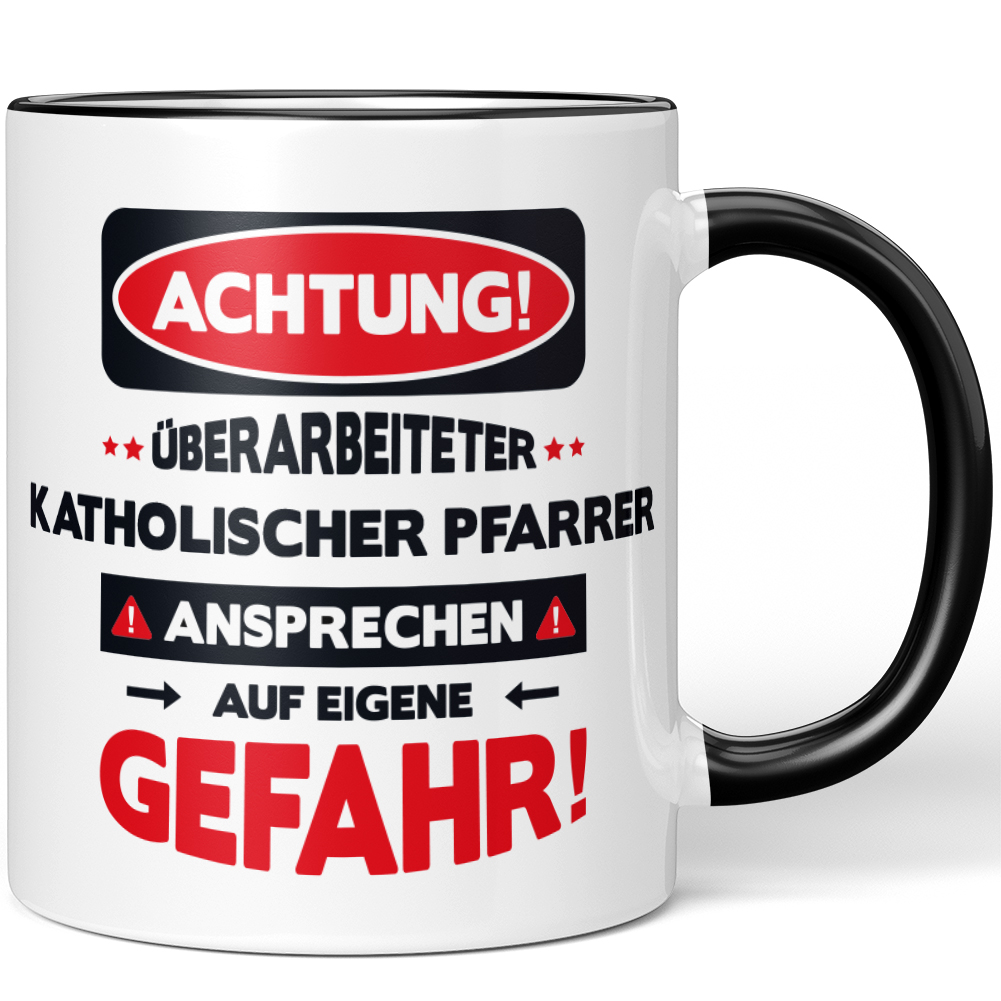 Achtung Überarbeiteter Katholischer Pfarrer Ansprechen eigene Gefahr 10006761366