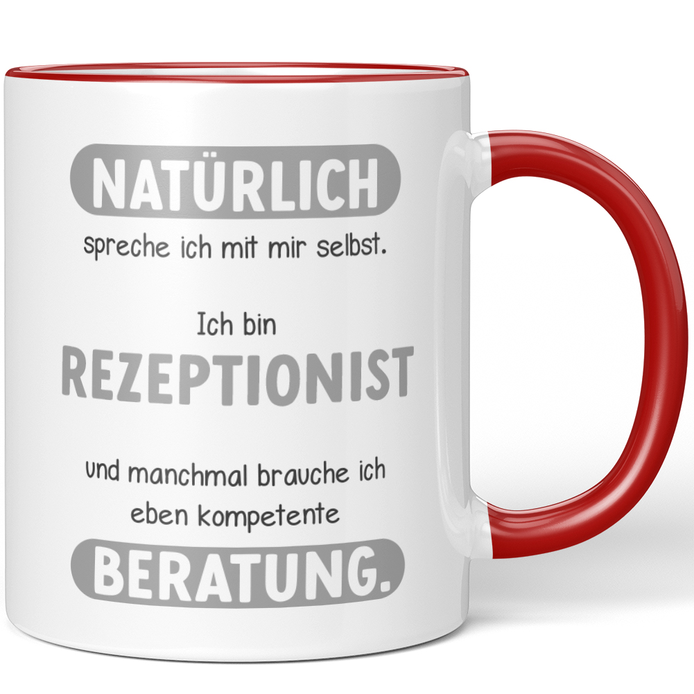Natürlich spreche ich mit mir selbst. Ich bin Rezeptionist und 10007154487 - Bild 5 von 8