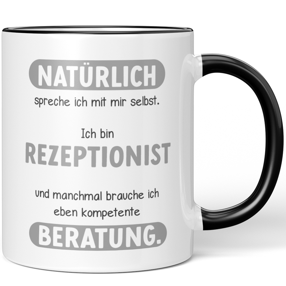 Natürlich spreche ich mit mir selbst. Ich bin Rezeptionist und 10007154487 - Bild 1 von 8