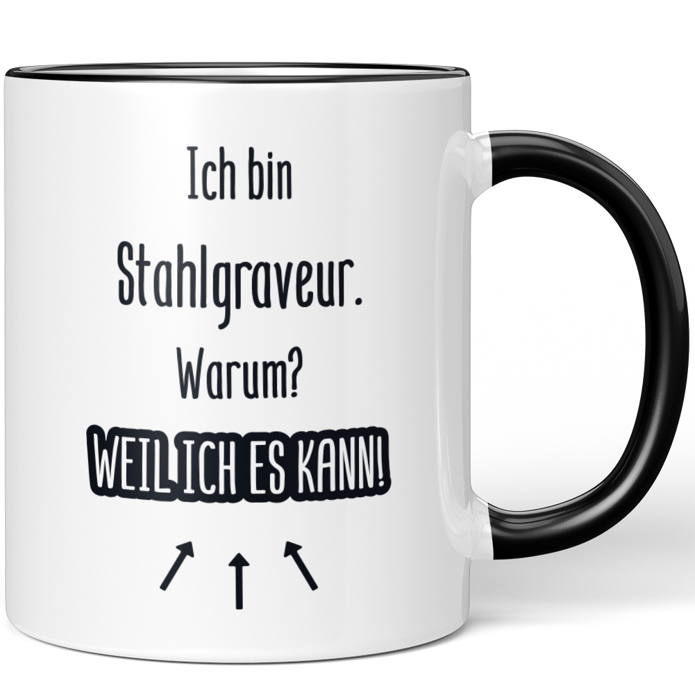Ich bin Stahlgraveur. Warum? Weil ich es kann! 10007196339 - Bild 1 von 8