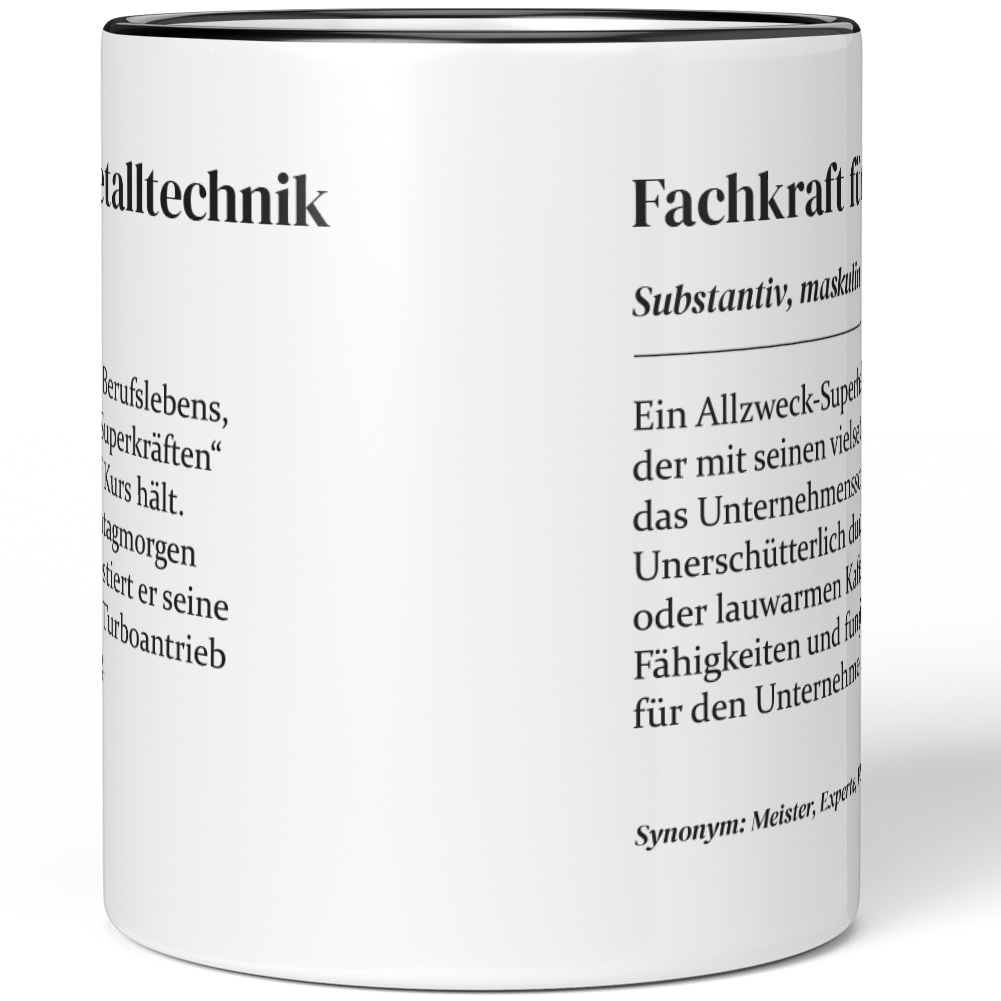 Definition Fachkraft für Metalltechnik 10007211949 - Bild 3 von 8