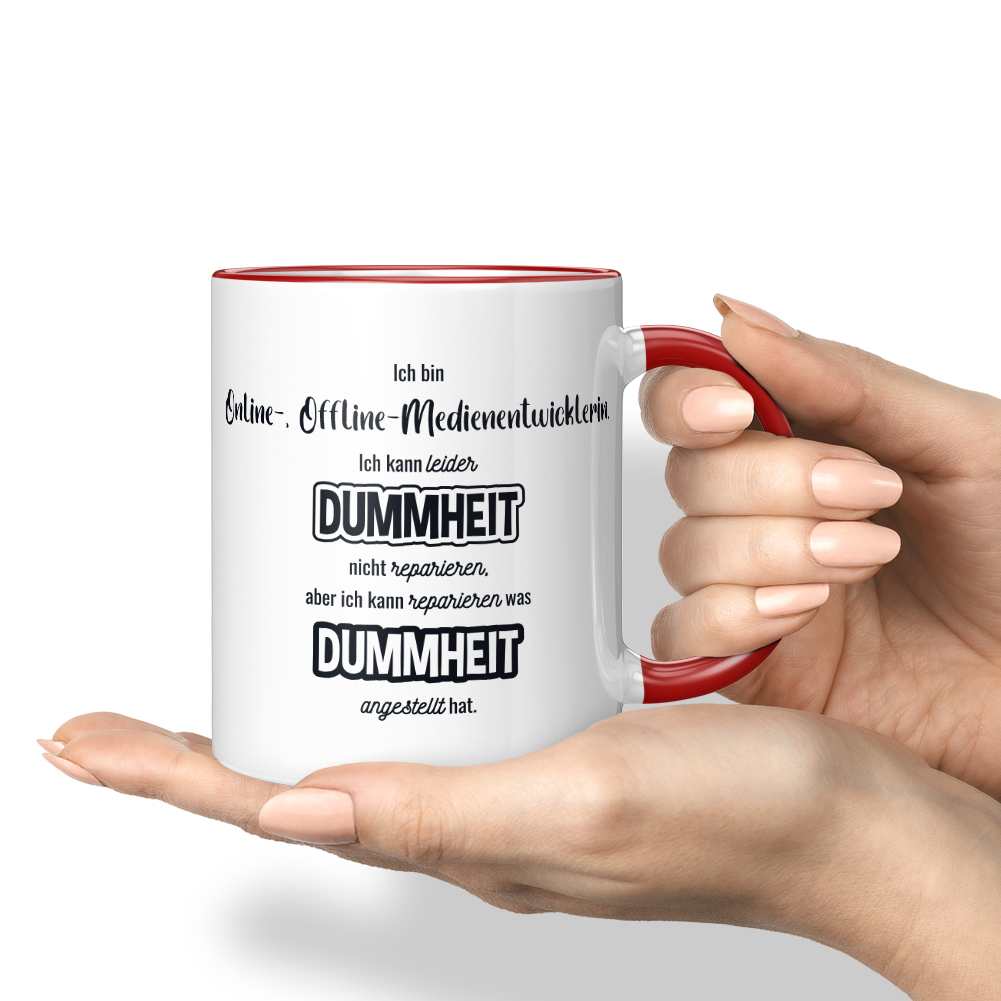 Ich bin Online-, Offline-Medienentwicklerin. Ich kann Dummheit nicht 10007342042 - Bild 8 von 8