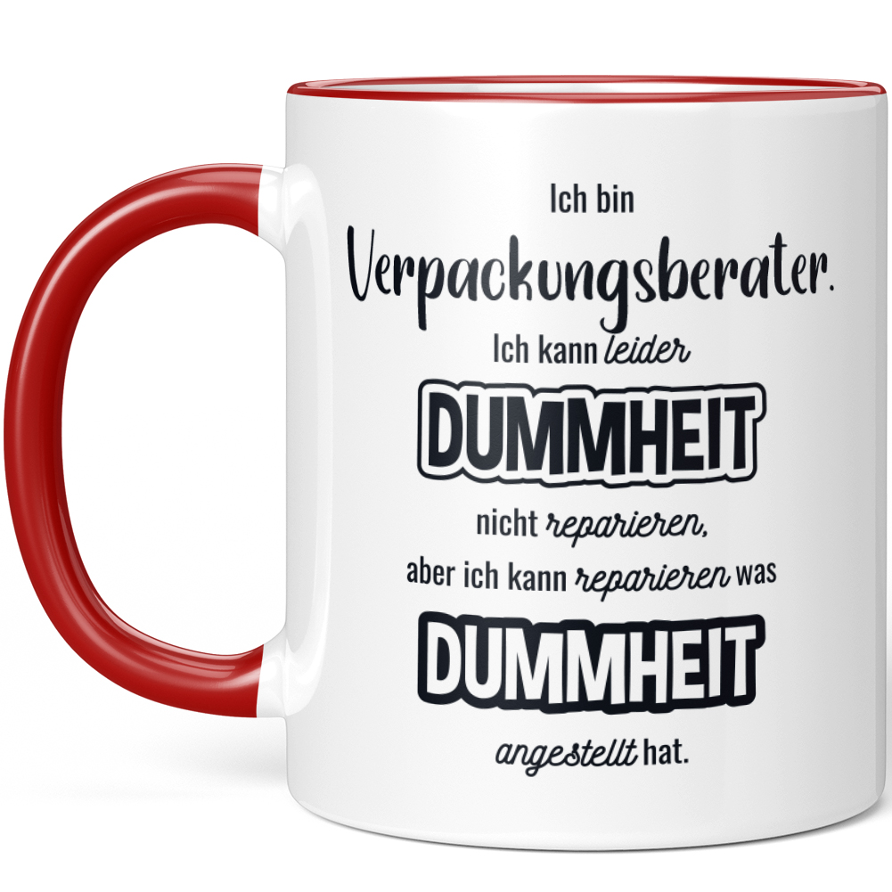 Ich bin Verpackungsberater. Ich kann Dummheit nicht reparieren 10007352841 - Bild 6 von 8