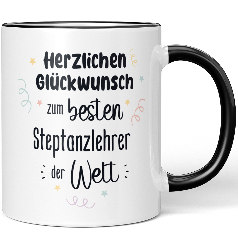 Herzlichen Glückwunsch zum besten Steptanzlehrer der Welt 10007655340 - Bild 1 von 8