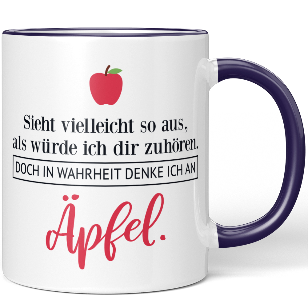 Sieht so aus, als würde ich zuhören. In Wahrheit denke an Äpfel 10001001579