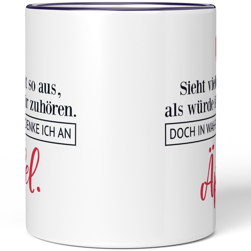Sieht so aus, als würde ich zuhören. In Wahrheit denke an Äpfel 10001001579
