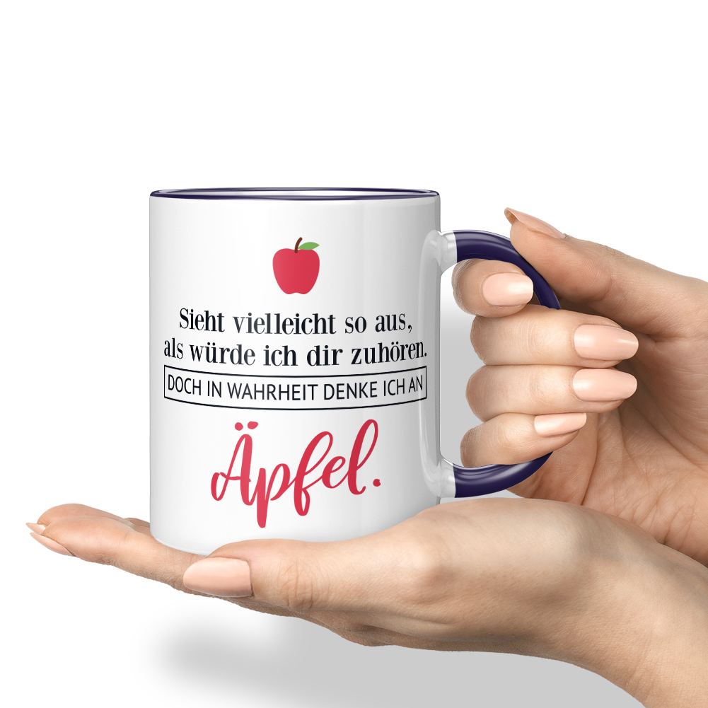 Sieht so aus, als würde ich zuhören. In Wahrheit denke an Äpfel 10001001579