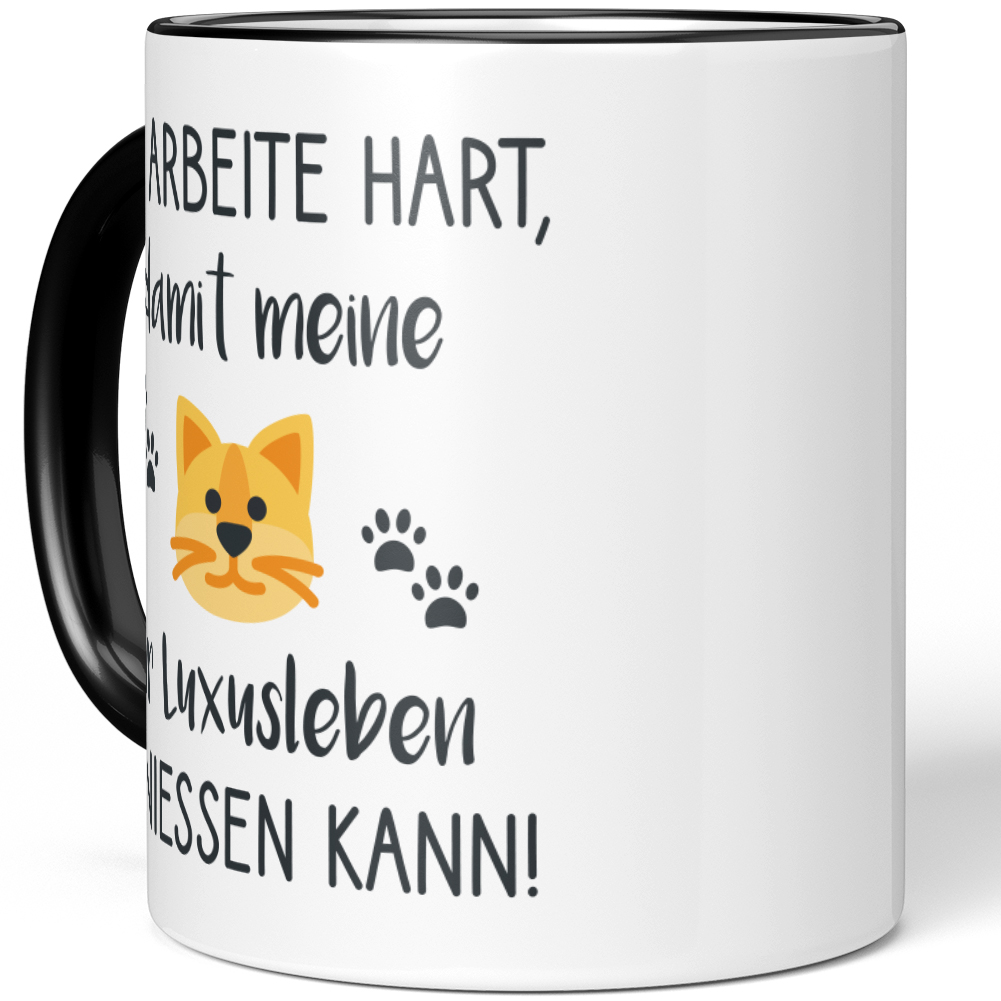 Ich arbeite hart, damit meine Katze ihr Luxusleben genießen kann 10001004382