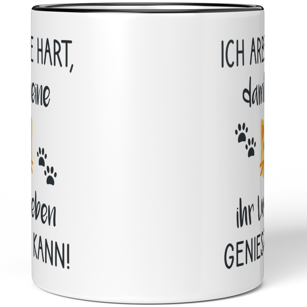 Ich arbeite hart, damit meine Katze ihr Luxusleben genießen kann 10001004382
