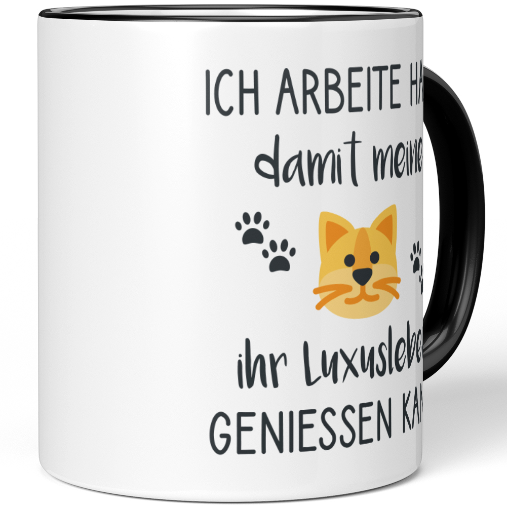 Ich arbeite hart, damit meine Katze ihr Luxusleben genießen kann 10001004382