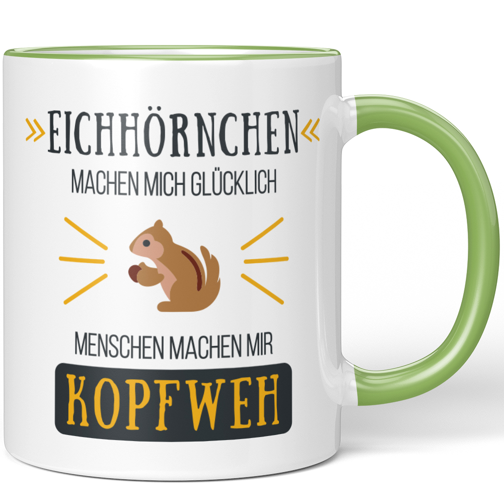 Eichhörnchen machen mich glücklich Menschen machen mir Kopfweh 10001004586