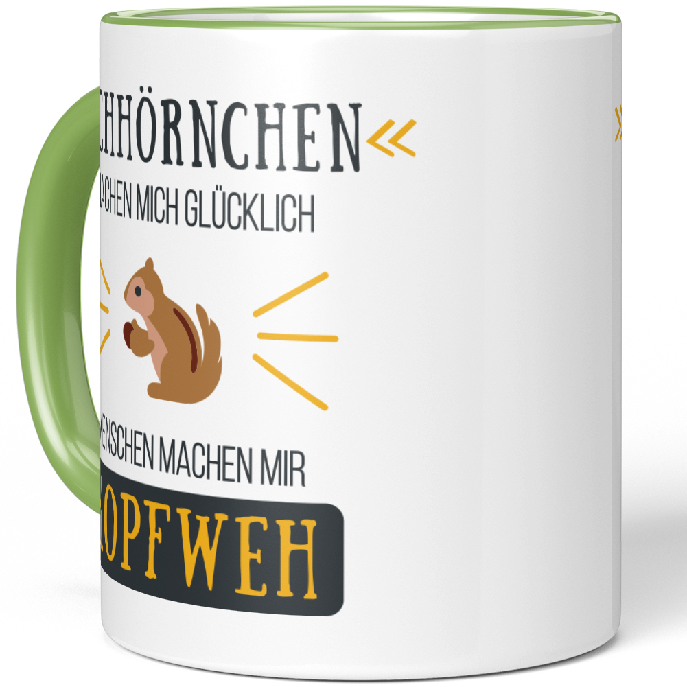 Eichhörnchen machen mich glücklich Menschen machen mir Kopfweh 10001004586