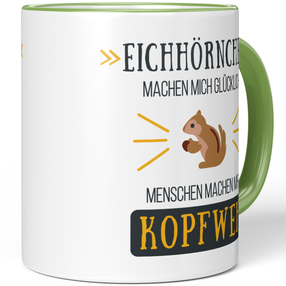 Eichhörnchen machen mich glücklich Menschen machen mir Kopfweh 10001004586