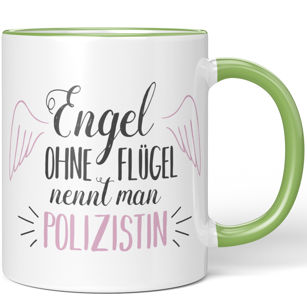 Engel ohne Flügel nennt man Polizistin. Beruf Arbeit Job 10001005164