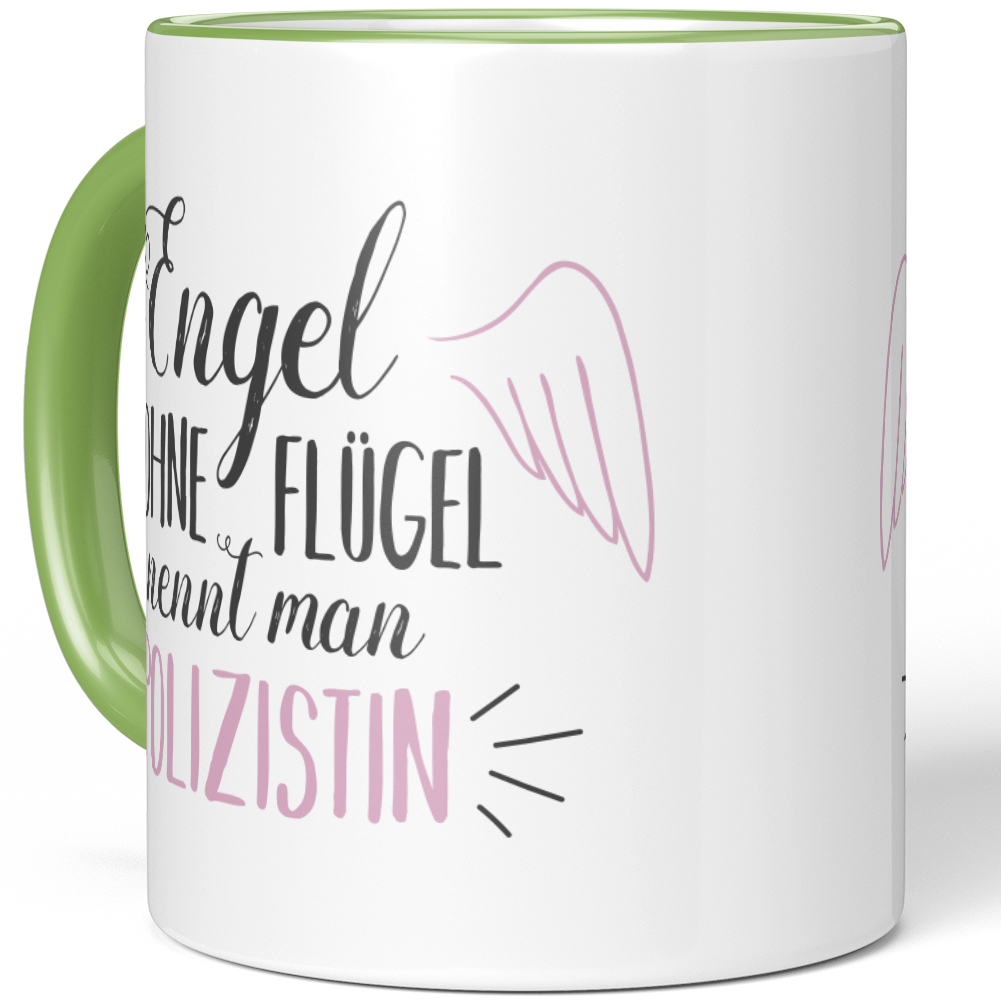 Engel ohne Flügel nennt man Polizistin. Beruf Arbeit Job 10001005164