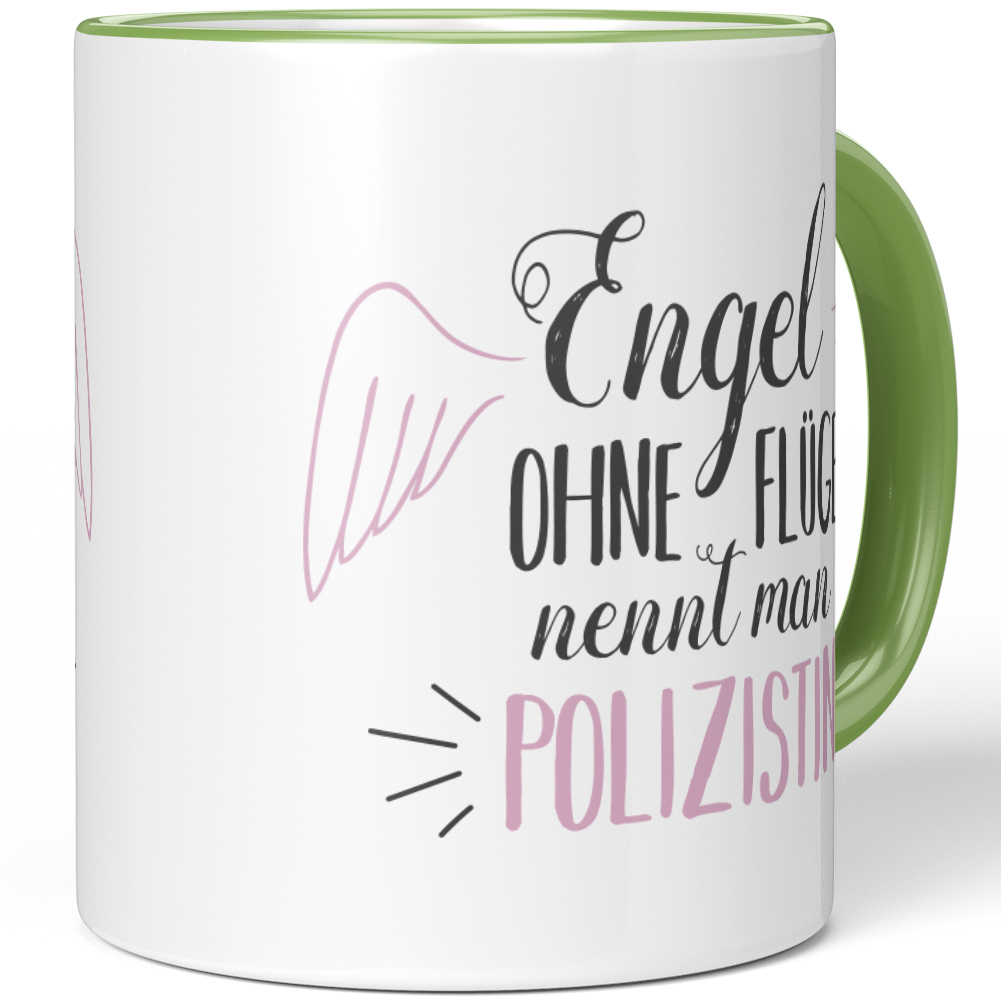 Engel ohne Flügel nennt man Polizistin. Beruf Arbeit Job 10001005164