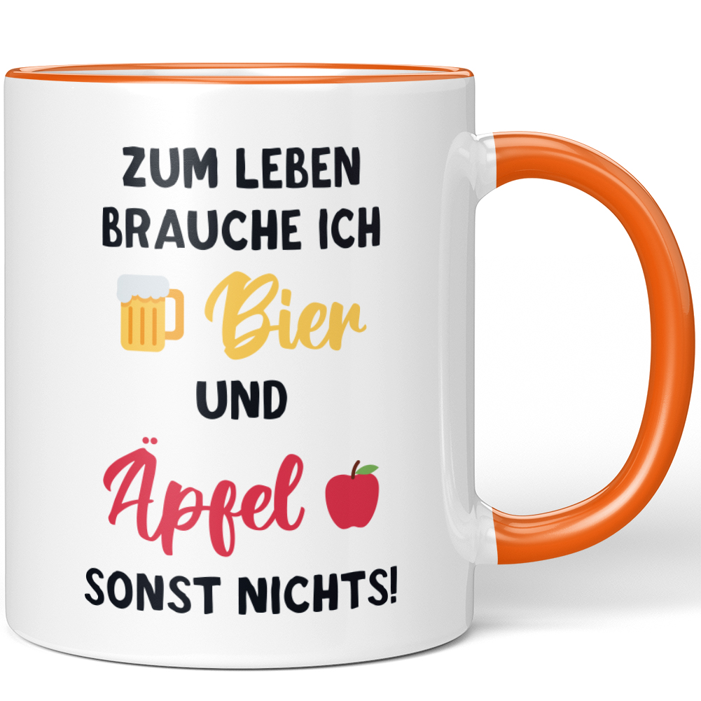 Zum Leben brauche ich Bier und Äpfel, sonst nichts 10001005554