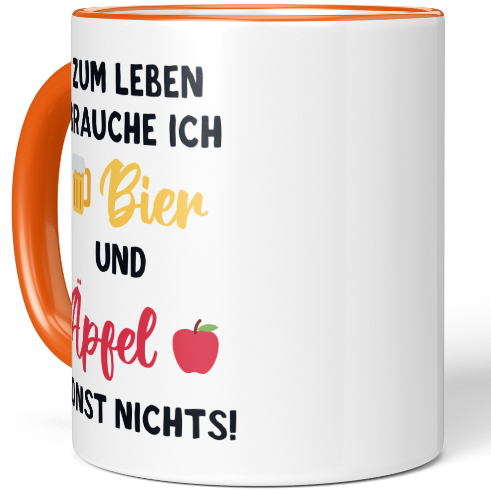 Zum Leben brauche ich Bier und Äpfel, sonst nichts 10001005554