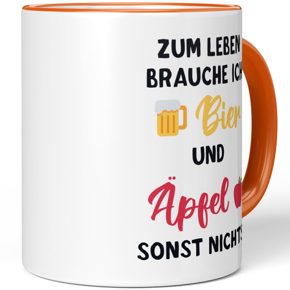 Zum Leben brauche ich Bier und Äpfel, sonst nichts 10001005554