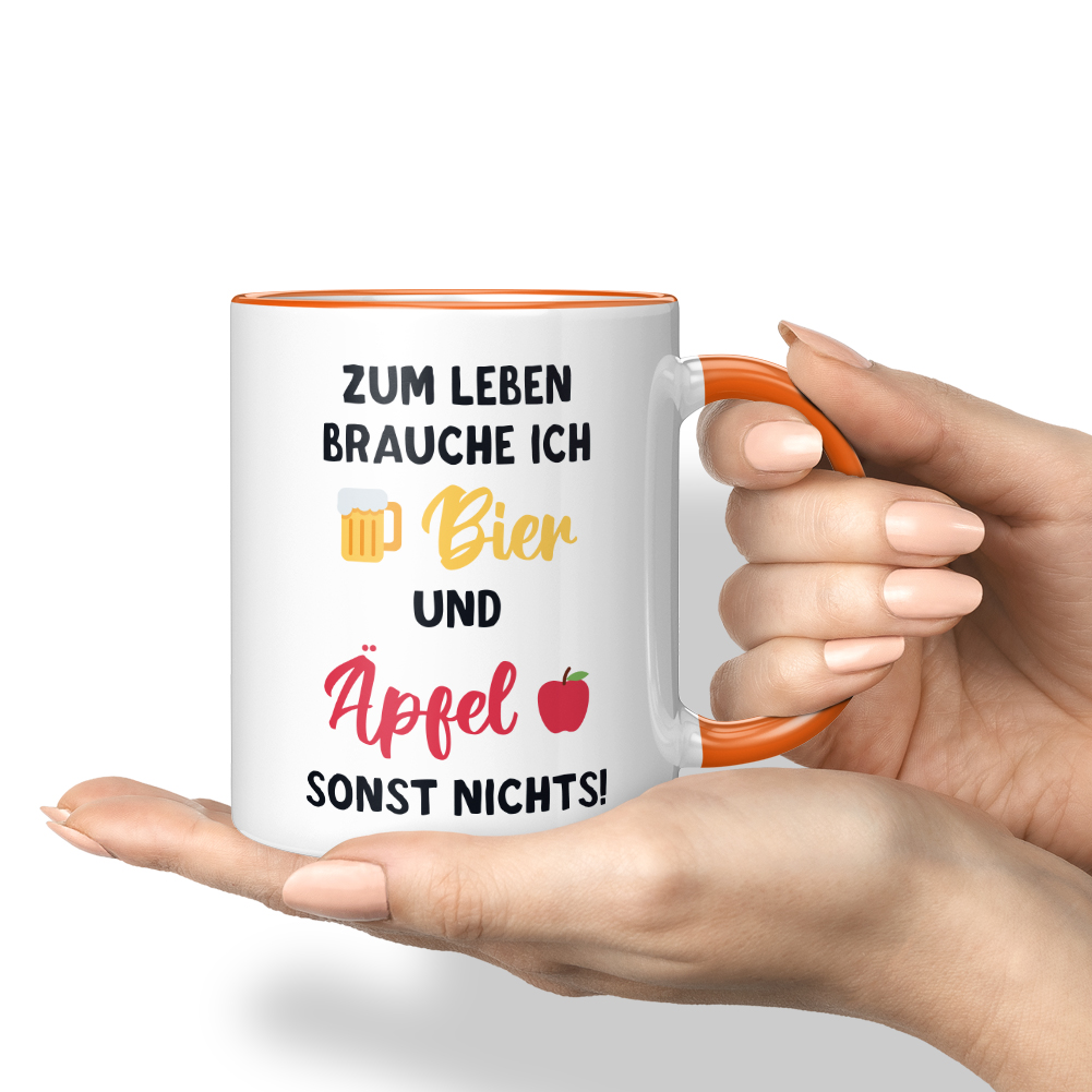 Zum Leben brauche ich Bier und Äpfel, sonst nichts 10001005554