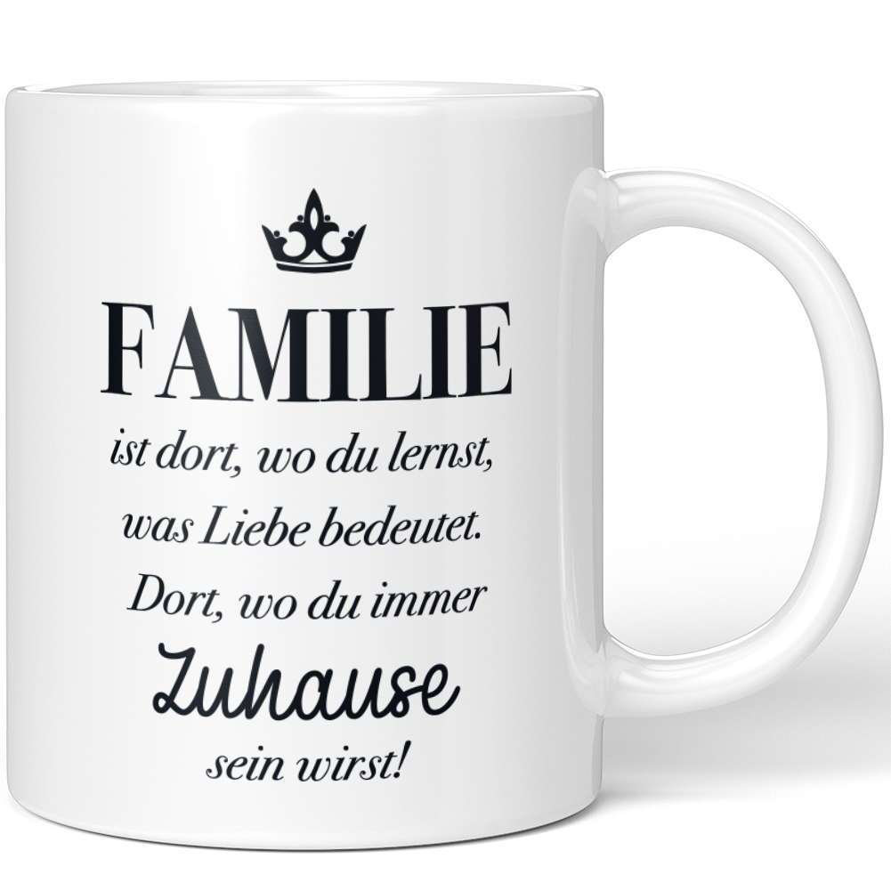 La familia es donde aprendes lo que significa el amor siempre estarás en casa 10001006923