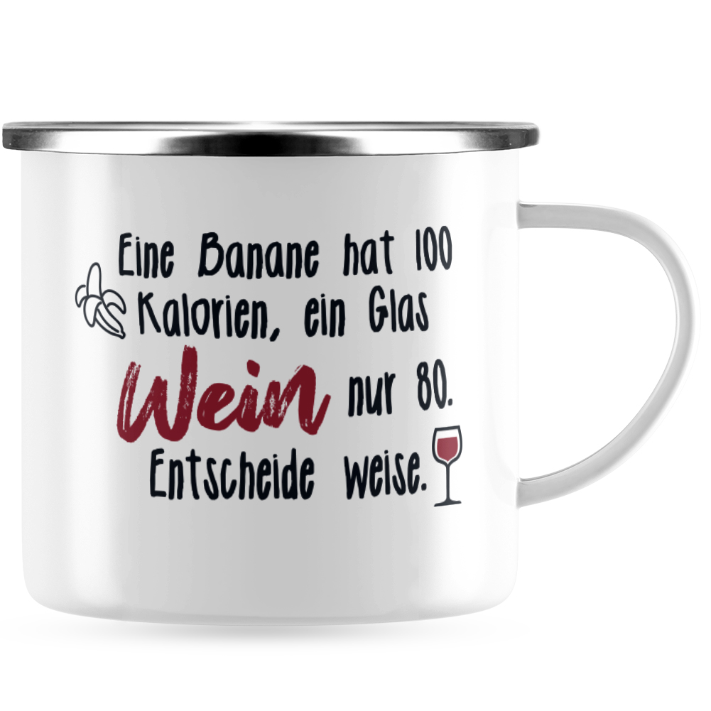 Eine Banane hat 100 Kalorien, ein Glas Wein nur 80. Entscheide Weise 10101001388 - Bild 7 von 12