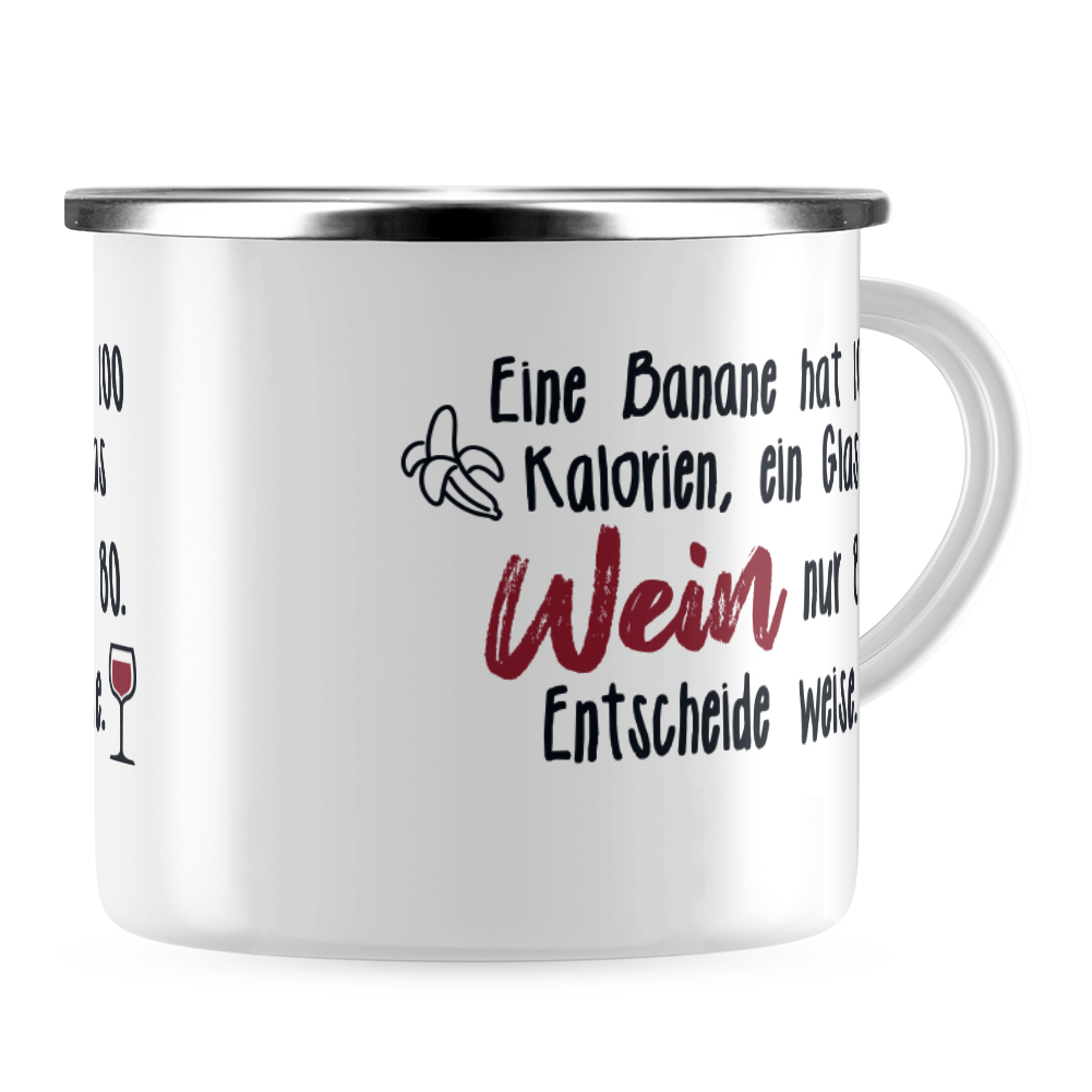 Eine Banane hat 100 Kalorien, ein Glas Wein nur 80. Entscheide Weise 10101001388 - Bild 9 von 12