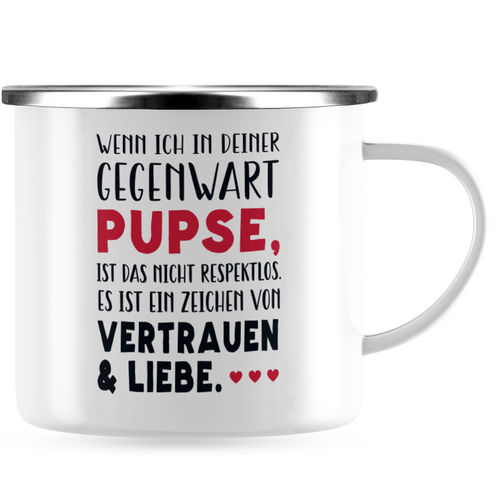 Wenn in Gegenwart pupse, nicht respektlos. Zeichen Vertrauen & Liebe 10101006936