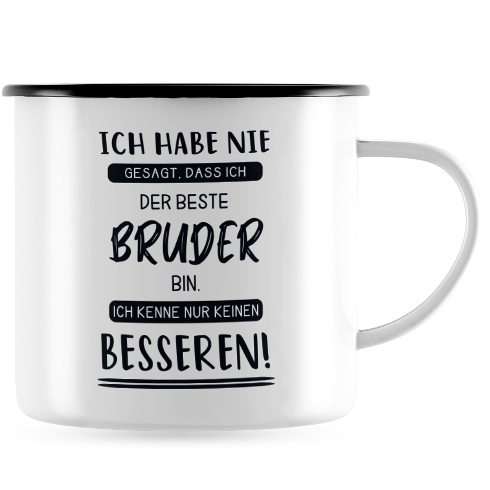 Fußballtrainer Tasse – 'Ich Hab Nie Gesagt Dass Ich Der Beste Trainer Bin...', 330 Ml, Keramik, Beidseitig Bedruckt
