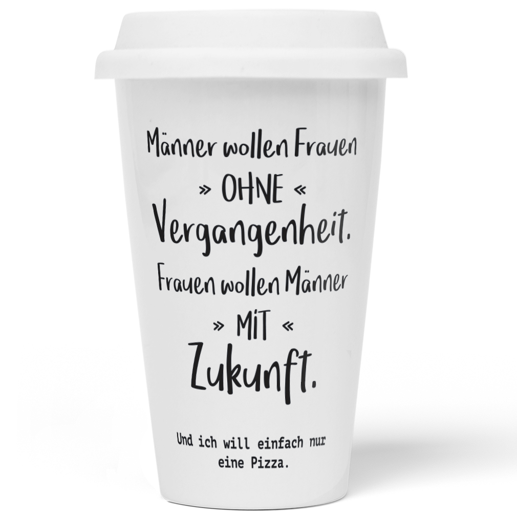 Männer wollen Frauen ohne Vergangenheit Zukunft Ich will eine Pizza 10201003593 - Bild 1 von 3