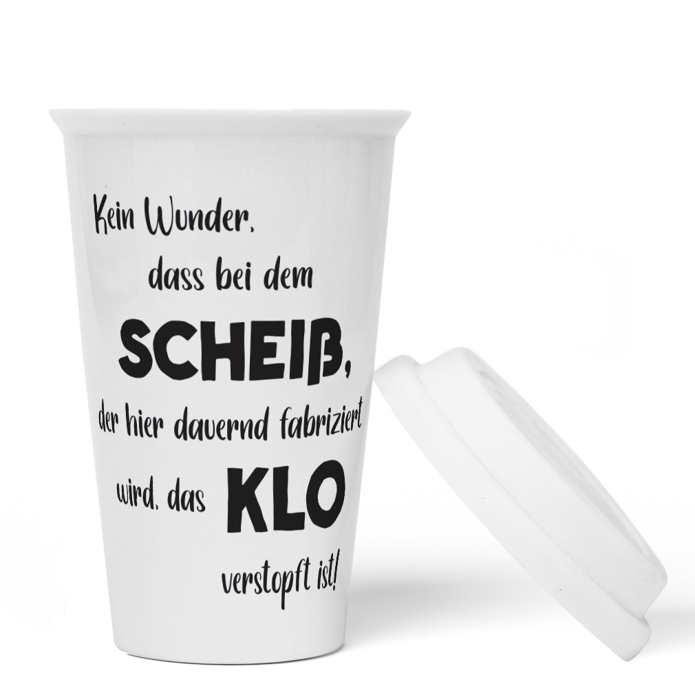 Kein Wunder, bei dem Scheiß, der fabriziert wird, Klo verstopft ist! 10201008855 - Bild 2 von 3