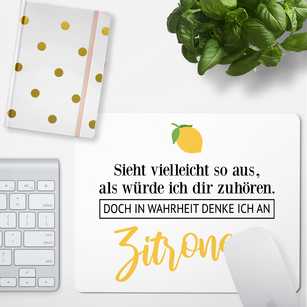 Sieht so aus, als würde ich zuhören. In Wahrheit denke an Zitronen 10401001582 - Photo 3/3