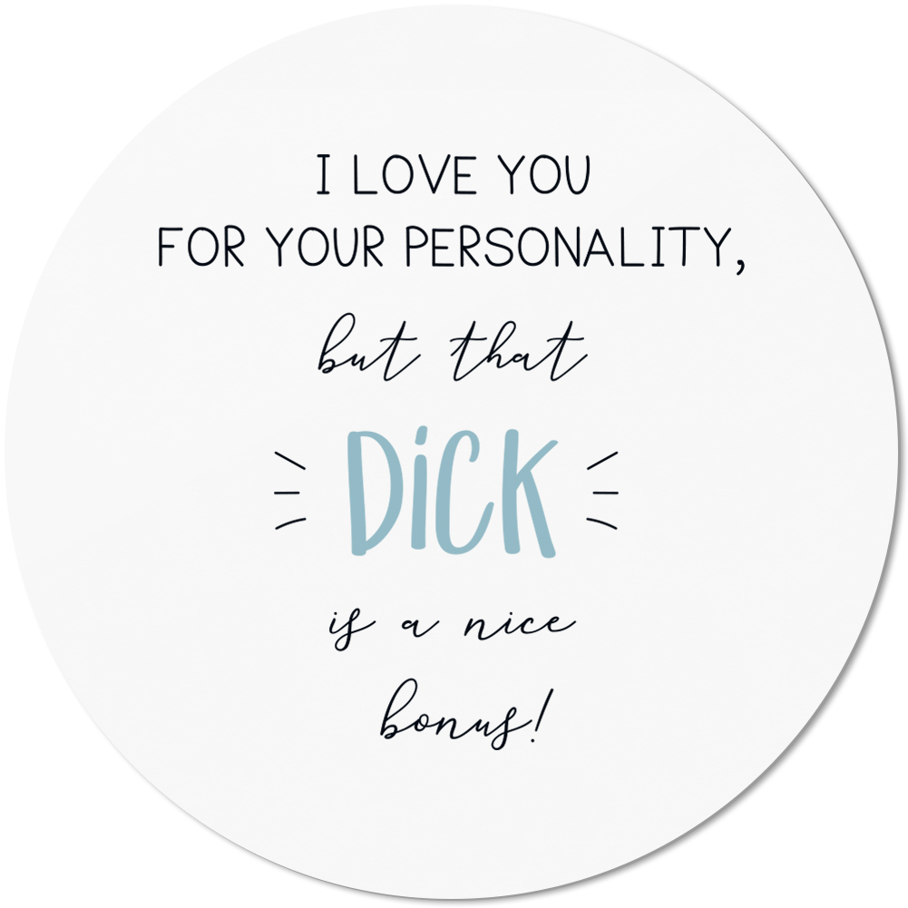 I love you for your personality, but that dick is a nice bonus! 10501008215 - Bild 1 von 2