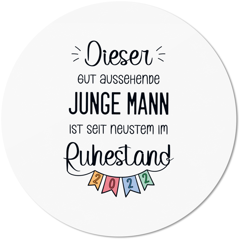 Dieser gut aussehende junge Mann ist seit neustem im Ruhestand 2022 10501008530 - Bild 1 von 2
