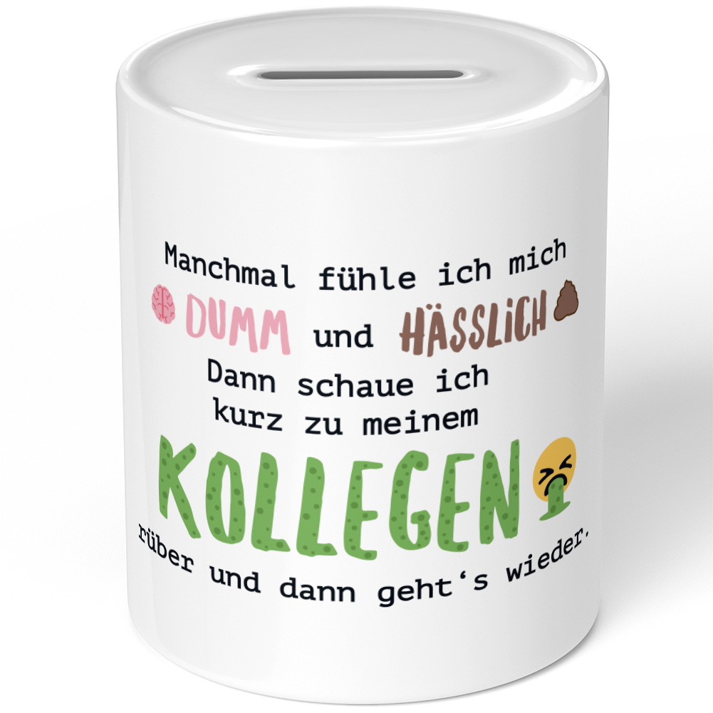 Manchmal fühle ich mich dumm hässlich. Dann schaue zu Kollegen rüber 10701000301 - Bild 1 von 2