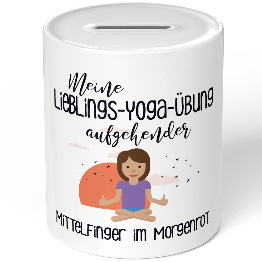Meine Lieblings-Yoga-Übung aufgehender Mittelfinger im Morgenrot 10701002307 - Bild 1 von 2