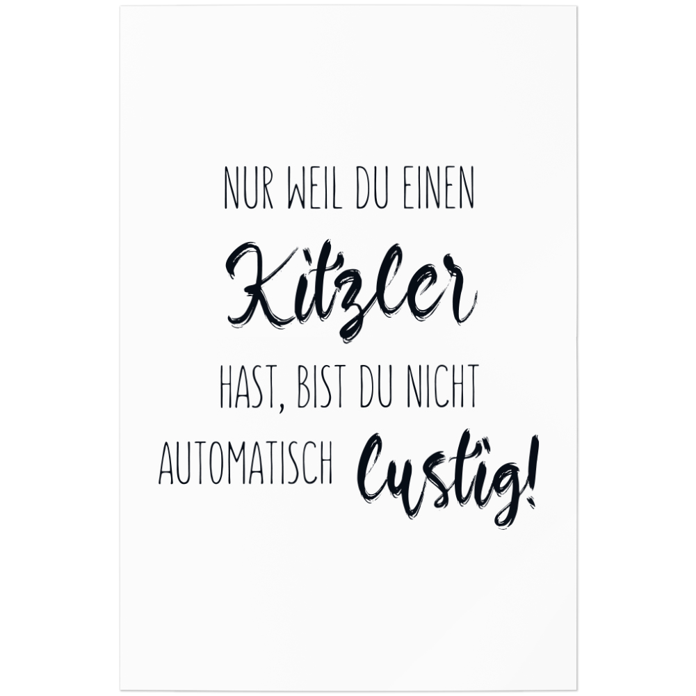 Nur weil du einen Kitzler hast, bist du nicht automatisch lustig