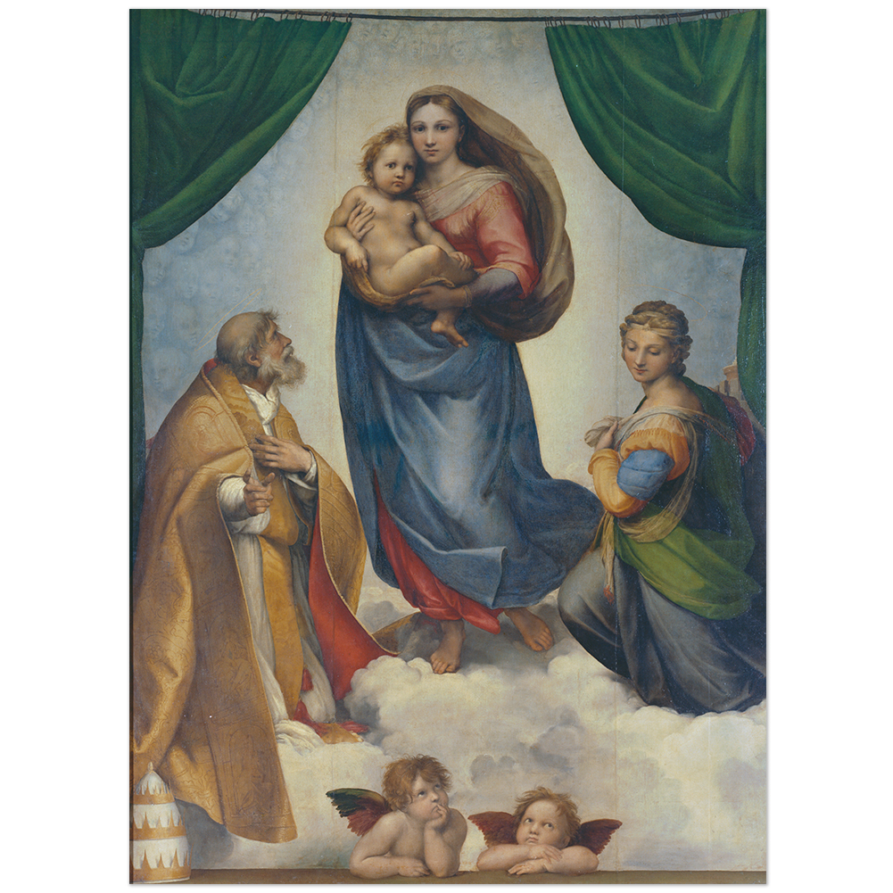 Raffaello Sanzio da Urbino, Die Sixtinische Madonna 11003000239 - Bild 1 von 8