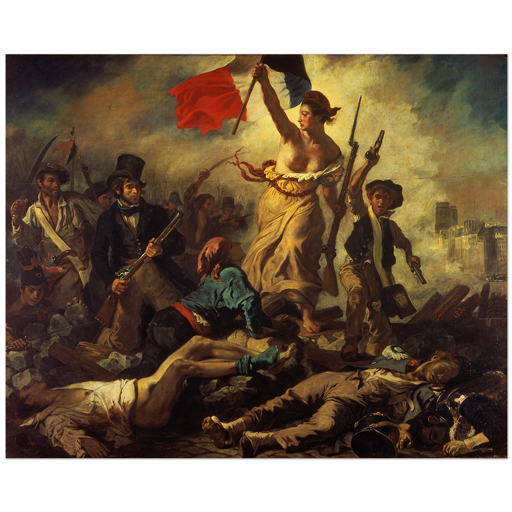 Eugène Delacroix, Der 28. Juli 1830, Die Freiheit führt das Volk 11003000351 - Bild 1 von 8