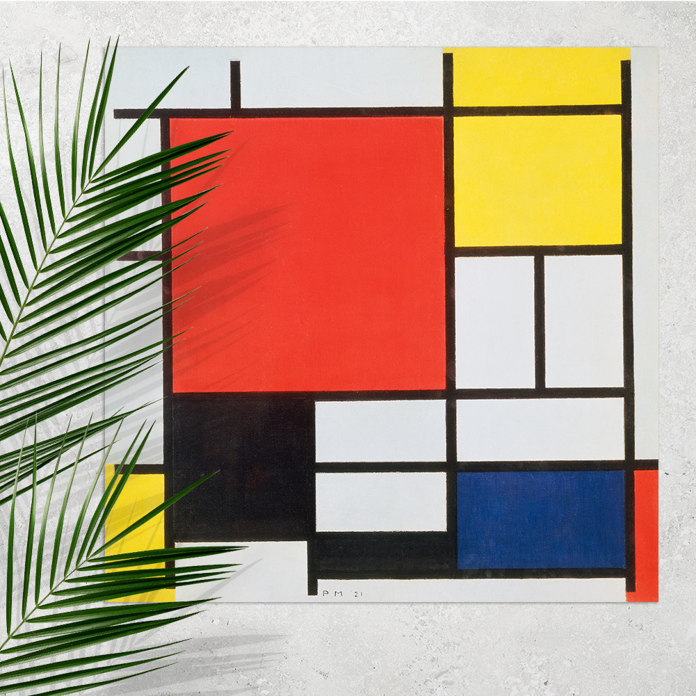 Piet Mondrian, composición con rojo, amarillo, azul y negro 11003000595 - Imagen 2 de 8