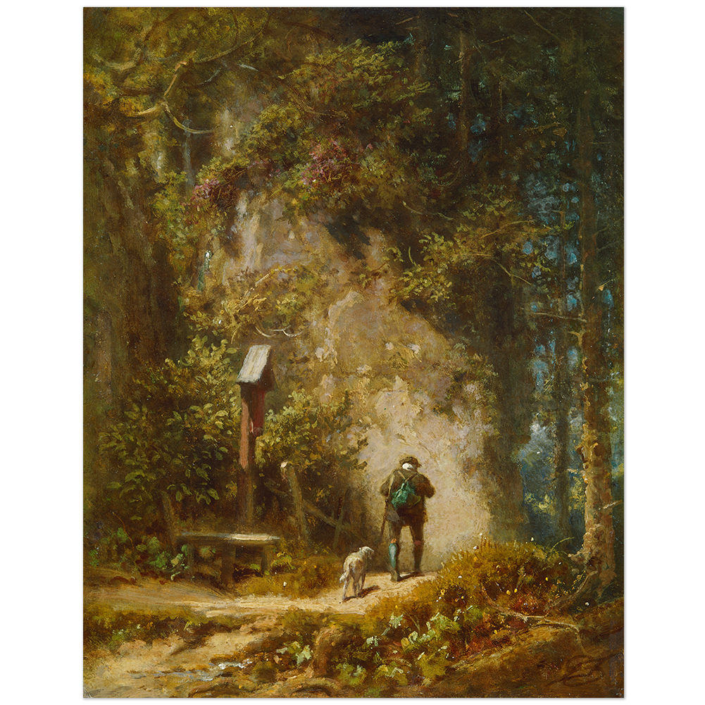 Franz Carl Spitzweg, Jäger im Wald 11003000925 - Bild 1 von 8