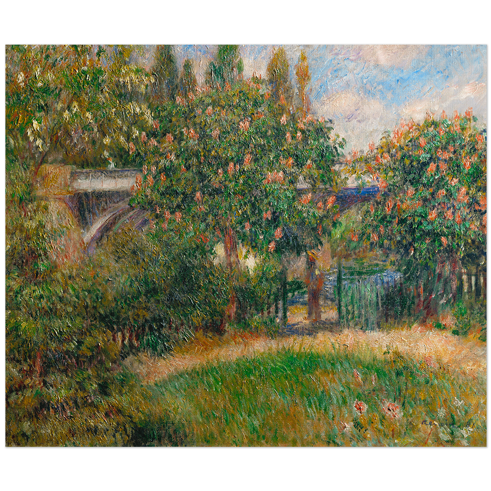 Pierre-Auguste Renoir, Eisenbahnbrücke in Chatou 11003001123 - Bild 1 von 8