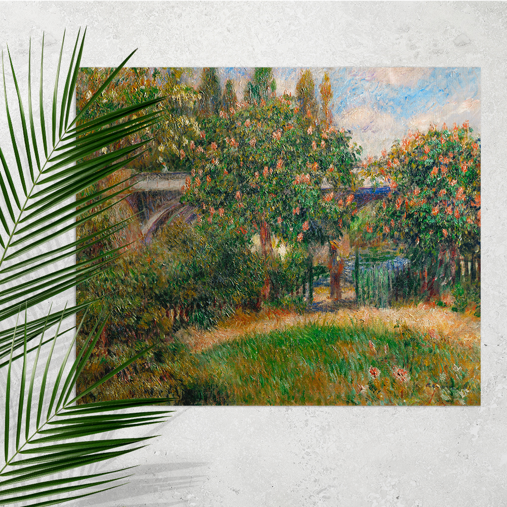 Pierre-Auguste Renoir, Eisenbahnbrücke in Chatou 11003001123 - Bild 2 von 8